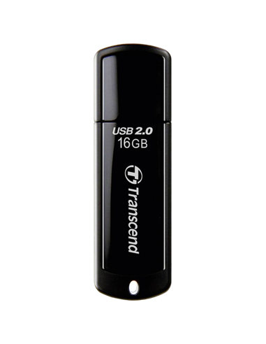 USB Flash накопитель Transcend JetFlash 350, 16Гб, Чёрный