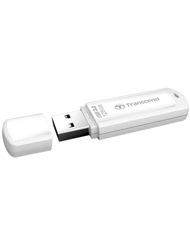 Memorie USB Transcend JetFlash 730, 128GB, Alb