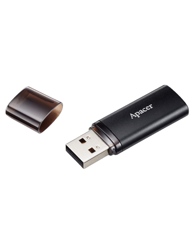 USB Flash накопитель Apacer AH25B, 64Гб, Чёрный