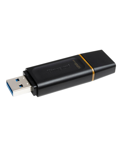 Memorie USB Kingston DataTraveler Exodia, 128GB, Negru/Galben