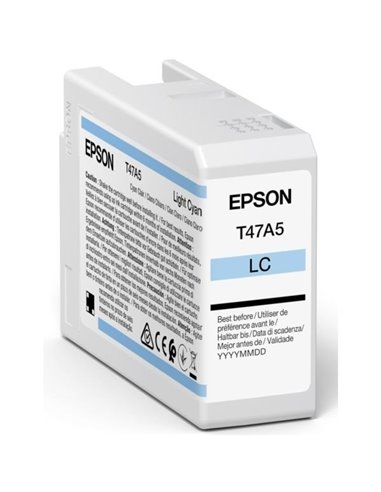 Картридж чернильный Epson T47A5 UltraChrome PRO 10 INK, C13T47A500, Циан