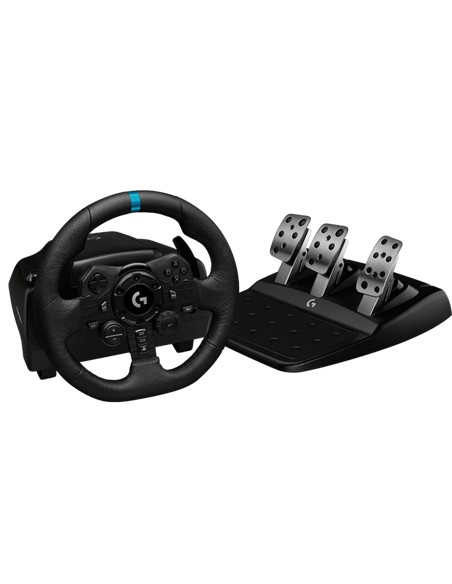 Игровой руль Logitech G923, Чёрный