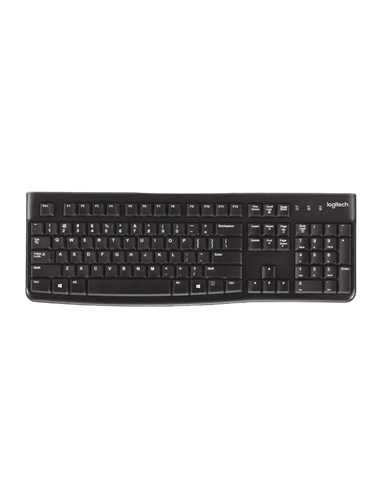 Tastatură Logitech K120, Cu fir, Negru