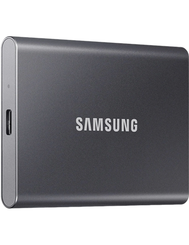 Внешний портативный SSD накопитель Samsung T7, 500 ГБ, Grey (MU-PC500T/WW)