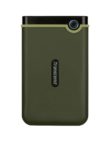 Внешний портативный жесткий диск Transcend StoreJet 25M3G, 2 ТБ, Military Green (TS2TSJ25M3G)