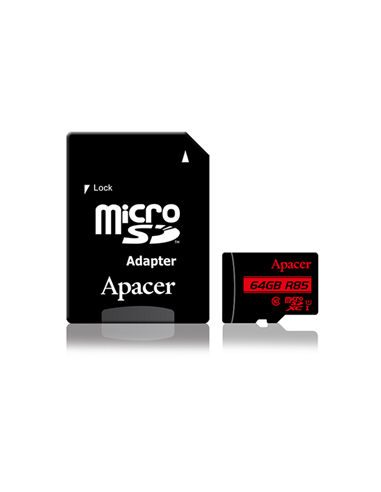 Card de Memorie Apacer microSDHC UHS-I U1 Class 10, 64GB (AP64GMCSX10U5-R)