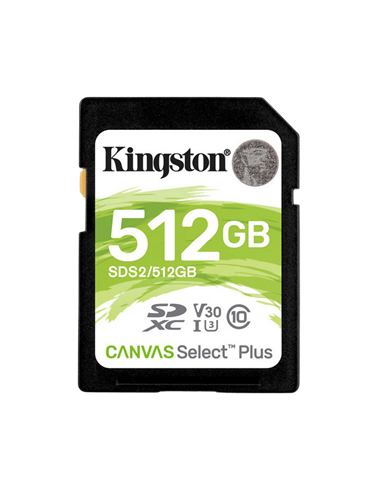 Карта памяти Kingston Canvas Select Plus, 512Гб (SDS2/512GB)