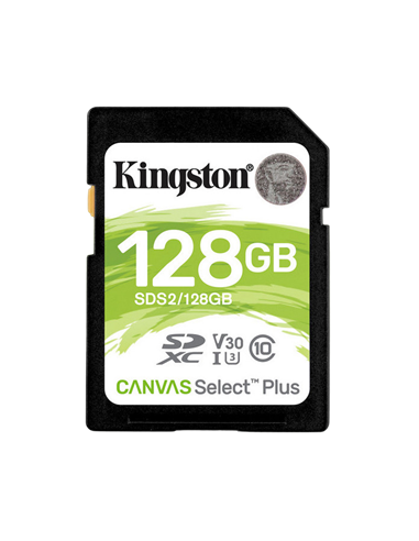 Карта памяти Kingston Canvas Select Plus, 128Гб (SDS2/128GB)