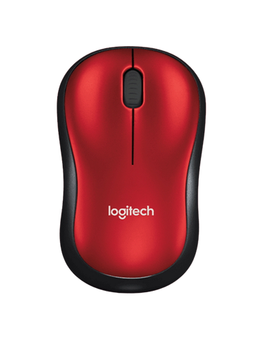 Беcпроводная мышь Logitech M185, Красный