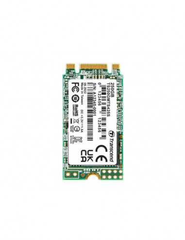 M.2 SATA SSD .M.2 SATA SSD 250GB Transcend TS250GMTS425S [42mm, RW:500330MBs, 40K75K IOPS, 90 TBW, 3D TLC]