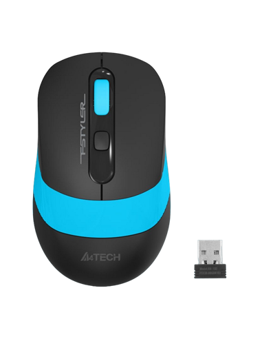 Mouse Wireless A4Tech FG10, Negru/Albastru