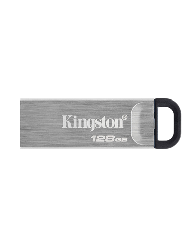 USB Flash накопитель Kingston DataTraveler Kyson, 128Гб, Серебристый