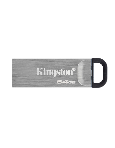 USB Flash накопитель Kingston DataTraveler Kyson, 64Гб, Серебристый