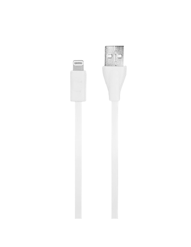 Кабель для зарядки и синхронизации Xpower Lightning cable, Flat, USB Type-A/Lightning, 1м, Белый