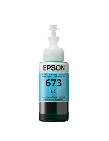 Recipient de cerneală Epson T673, 70ml, Albastru Deschis