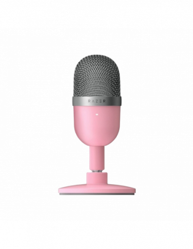 Streaming și podcasting Microphones Razer Seiren Mini, Ultra-compact Streaming Microphone, USB, Pink