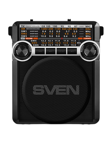 Портативное радио SVEN SRP-355, Чёрный