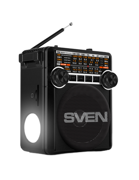 Radio portabil SVEN SRP-355, Negru