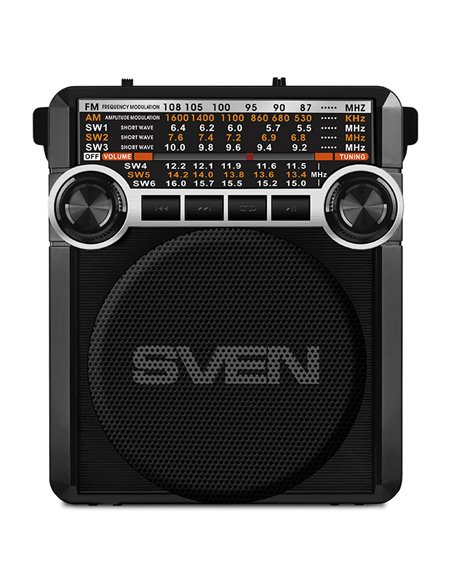 Портативное радио SVEN SRP-355, Чёрный