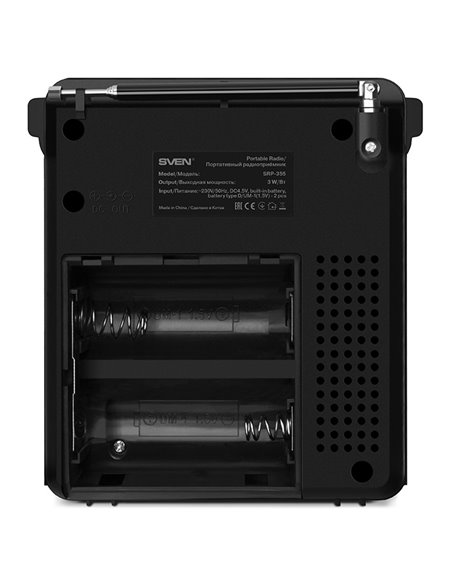 Radio portabil SVEN SRP-355, Negru