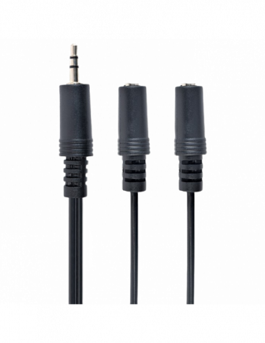 Audio: cabluri, adaptoare Audio spliter cable 5.0m 3.5mm 3pin plug to 3.5 mm stereo + mic sockets, Cablexpert CCA-415