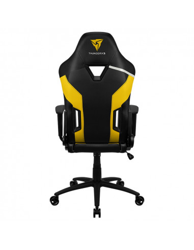 Scaun Gaming ThunderX3 TC3, PU Piele, Negru/Galben
