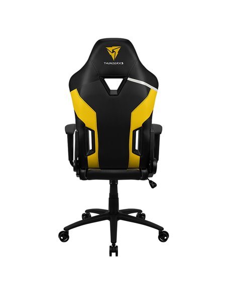 Scaun Gaming ThunderX3 TC3, PU Piele, Negru/Galben