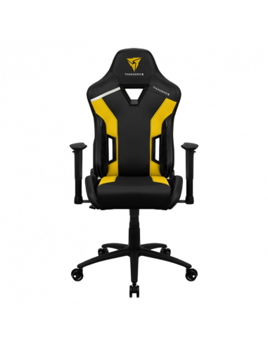 Scaun Gaming ThunderX3 TC3, PU Piele, Negru/Galben