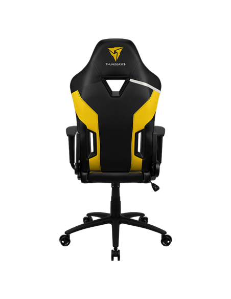 Scaun Gaming ThunderX3 TC3, PU Piele, Negru/Galben