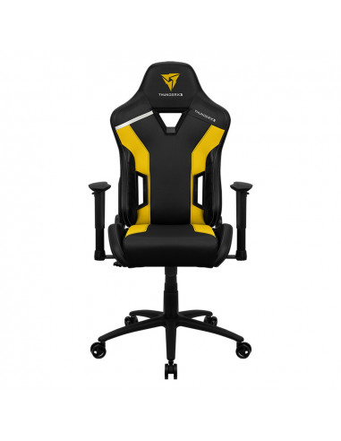 Scaun Gaming ThunderX3 TC3, PU Piele, Negru/Galben