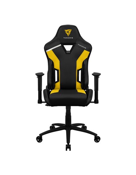 Scaun Gaming ThunderX3 TC3, PU Piele, Negru/Galben