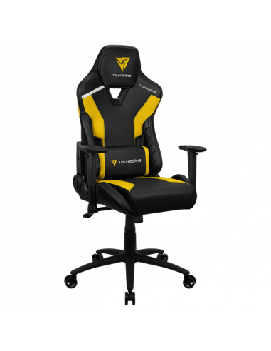 Scaun Gaming ThunderX3 TC3, PU Piele, Negru/Galben