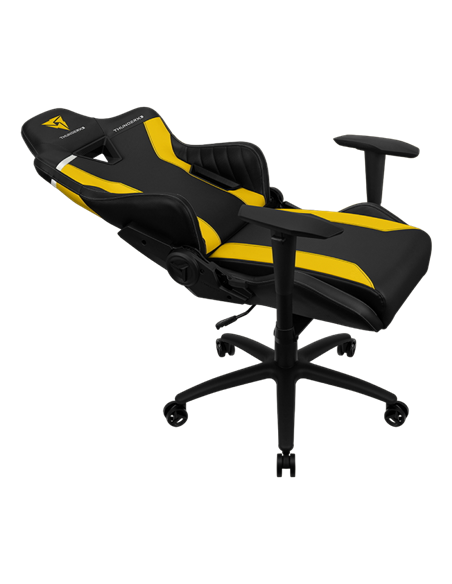 Scaun Gaming ThunderX3 TC3, PU Piele, Negru/Galben