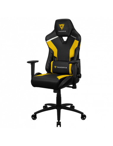 Scaun Gaming ThunderX3 TC3, PU Piele, Negru/Galben