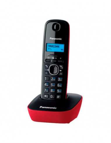 Telefon Dect Panasonic Dect Panasonic KX-TG1611UAR, Red, AOH, Caller ID