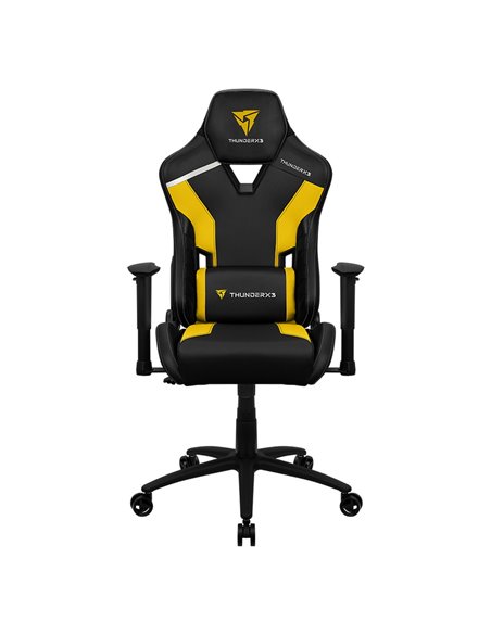 Scaun Gaming ThunderX3 TC3, PU Piele, Negru/Galben