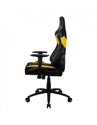 Scaun Gaming ThunderX3 TC3, PU Piele, Negru/Galben