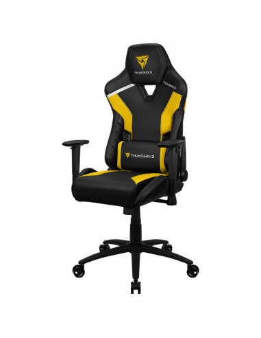 Scaun Gaming ThunderX3 TC3, PU Piele, Negru/Galben