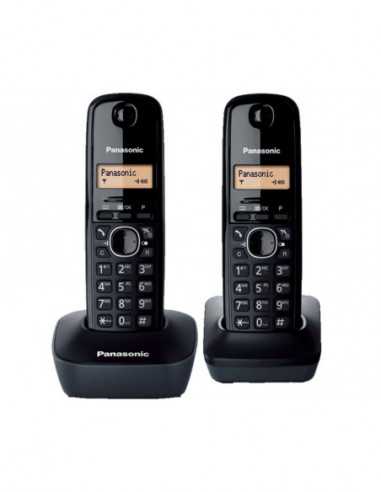 Telefon Dect Panasonic Dect Panasonic KX-TG1612UAH, Grey, AOH, Caller ID, TG1611+ optional handset