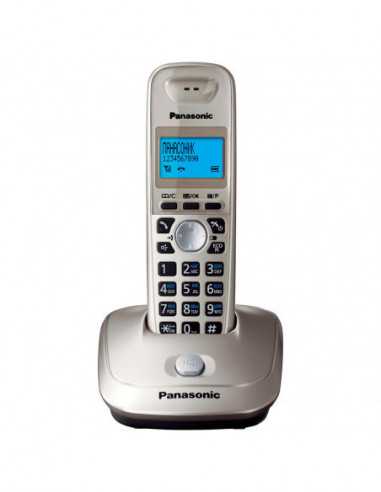 Telefon Dect Panasonic Dect Panasonic KX-TG2511UAN, Platinum, AOH, Caller ID, LCD, Sp-phone