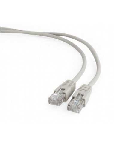 Патч-корды 1.5m, FTP Patch Cord Gray, PP22-1.5M, Cat.5E, Cablexpert, molded strain relief 50u plugs