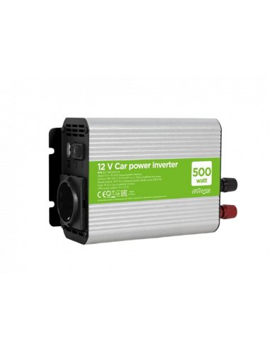 Inverter Inverter Energenie car power: Max.500W, 12 V, EG-PWC-033