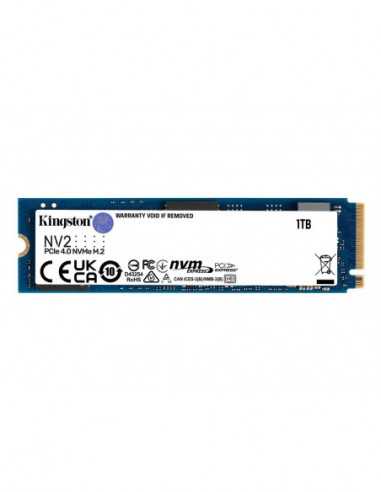 M.2 PCIe NVMe SSD .M.2 NVMe SSD 1.0TB Kingston NV2 [PCIe 4.0 x4, RW:35002100MBs, 320TBW, 3D-NAND QLC]