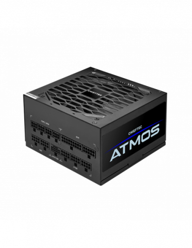 Unități de alimentare pentru PC Chieftec Power Supply ATX 850W Chieftec ATMOS CPX-850FC, 80+ Gold, 120mm, ATX 3.0, FB LLC, DCDC