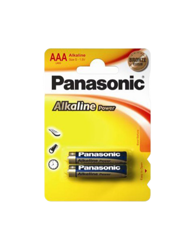 Батарейки Panasonic LR03REB, AAA, 2шт.