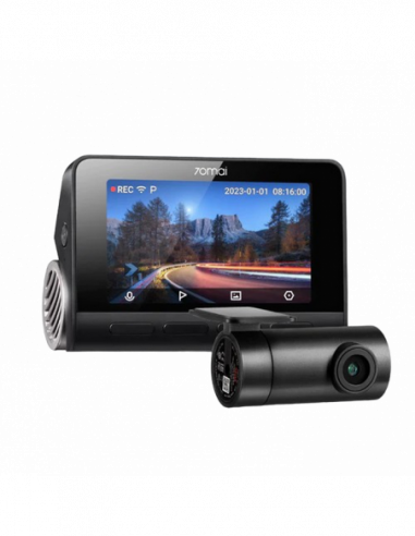 Автомобильный видеорегистратор / Экшн-камеры 70mai Dash Cam A810, HDR 4K with RC12 Rear cam, Black