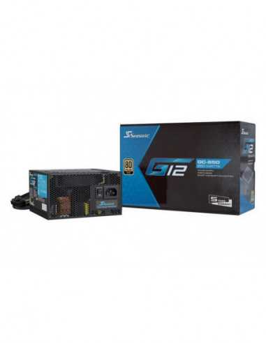 Unități de alimentare pentru PC Seasonic Power Supply ATX 850W Seasonic G12 GC-850, 80+ Gold, 120mm fan, Flat black cables, S2FC