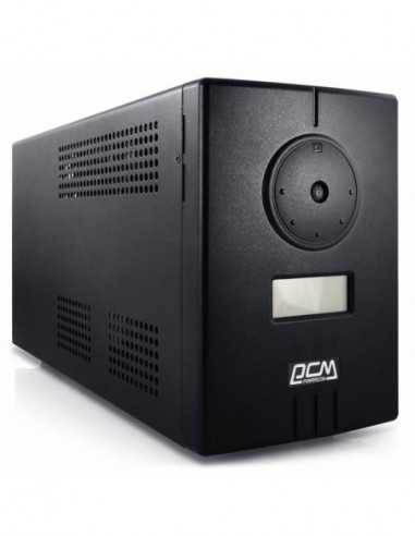 ИБП PowerCom UPS PowerCom INF-1500 1500VA1050W,24Vdc,15A max charge curr.,External Battery Only,2Schuko Sockets