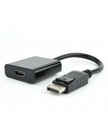 Adaptoare video, convertoare Adapter DP M to HDMI F, Blister Cablexpert AB-DPM-HDMIF-002, Display port male to HDMI fem