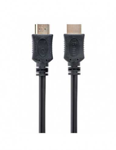 Видеокабели HDMI / VGA / DVI / DP Cable HDMI to HDMI 0.5m Cablexpert male-male, V1.4, Black, CC-HDMI4L-0.5M